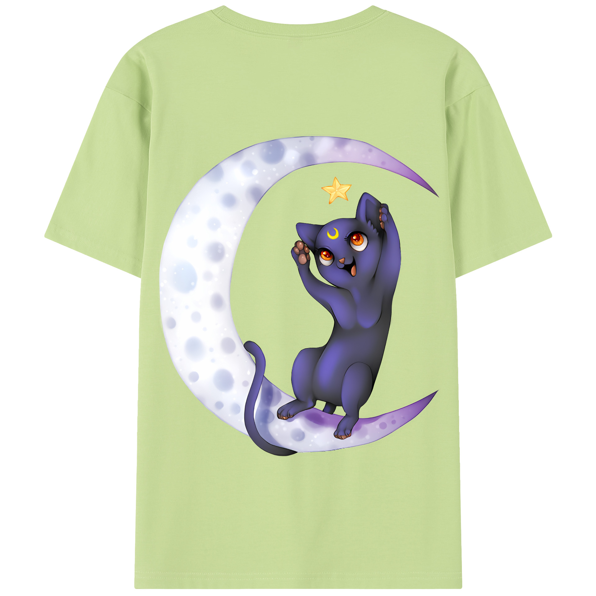 （画像用） 美少女戦士セーラームーン Sailor Moon 綿100％半袖Tシャツ（背面プリント）